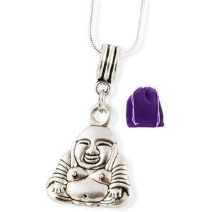 Buddha Large 3D Charm Snake Chain Necklace